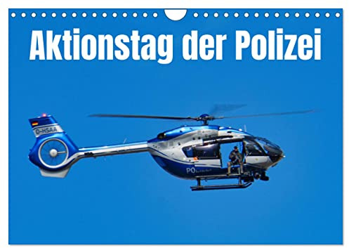 Aktionstag der Polizei (Wandkalender 2026 DIN A4 quer), CALVENDO Monatskalender: Auf einem Aktionstag zeigt die Polizei ihr vielfältiges Können. (CALVENDO Technologie)