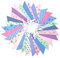 Flyingstart Floral Double Sided Fabric Bunting Banner - 10m (32.8 Feet) - Triangle Flags Vintage Shabby Chic Party Pennants Decoration for Wedding Birthday Parties