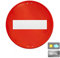 Normaluz V10060 - Segnale stradale rotondo vietato metallico termolacato 50 cm