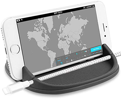 ZOORE Handyhalterung Auto, Kfz Armaturenbrett Universal rutschfest Handyhalter für iPhone XR XS Max X 8 7 6, Samsung Note 8 Galaxy S9 Plus, LG, Huawei, und 3-7 Zoll Andere Telefon oder GPS-Geräte