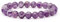 Thajaling braccialetto Ametista perline 8mm, Gemma Braccialetti regolabili elasticizzati semipreziosi Braccialetti regolabili da 7 pollici Unisex 8mm perline rotonde Cinturino da polso