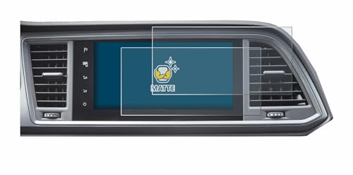 BROTECT Entspiegelungs-Schutzfolie für Seat Cupra Ateca Facelift 2021 MiB 3 (2 Stück) Matte Displayschutz-Folie, Anti-Reflex, Anti-Fingerprint