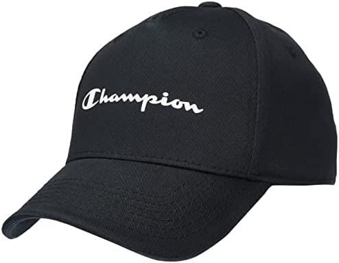Champion Unisex Kinder Junior Caps-800568 Baseballkappe, Schwarz (Kk001), Einheitsgröße