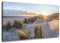 Via Artis Leinwandbild - 100x50 cm XXL Format - Premium Wandbilder für Wohnzimmer & Schlafzimmer - Strand Meer Maritim Küste - Düne im Morgenlicht