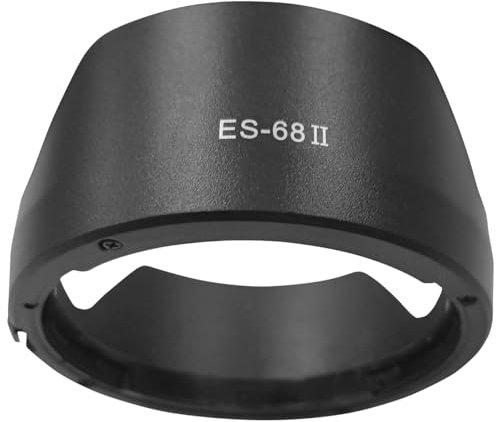 Parasol de objetivo de 50 mm para Canon EF 50 mm f/1.8 STM (no para EF 50 mm f/1.4), ES-68II ES-68 II, HUIPUXIANG es68II compatible con parasol de lente de 49 mm, flor de tulipán