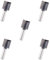5 set 8mm Shank Bottom Cleaning Dado Router Bit 5-18mm Wood Cutting Tool 8x18mm Black