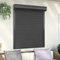 Somanki Rollladen Aluminium, Aussenrolladen, Schrank Rollo, Außenrollo, Sonnenschutzrollo Außen, 110 x 130 cm Anthrazit