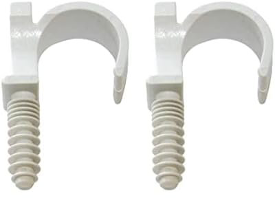 Dipra 92164 Collier de Fixation Simple pour Tube PER, diamètre 16mm (lot de 20 pièces) Blanc