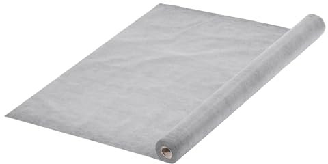 sourcing map Waterproof Membrane 3.3Ft x 43Ft / 140 Square Feet Waterproofing Membrane 10 Mil Tile Underlayment Polyethylene Fabric Roll for Tiles Shower Walls Bathroom Floors, Grey