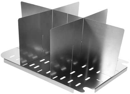 MUCKLILY Oden Pot Partition Compartment Divider Hot Pot Cooking Tool Kitchen Accessory for Chinese Shabu Shabu Home Party Family Gathering