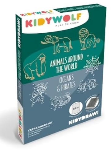 Recharge dessins Kidydraw - Animaux autour du monde - Oceans et pirates