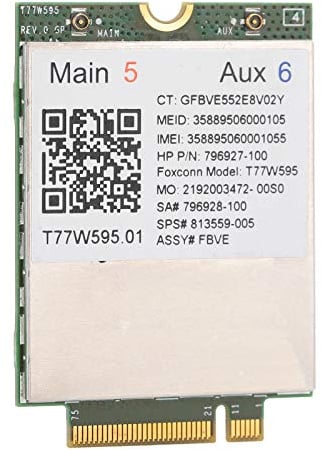 RASTKY Modulo a Banda Larga Modem 4G LTE Durevole per Laptop ProBook 645, Modem con velocità Dati di Picco LTE Livello 4 per Utenti Aziendali