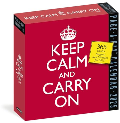 Keep Calm and Carry On Page-A-Day® Calendar 2025: 365 Quotes, Slogans, and Mottos for 2025