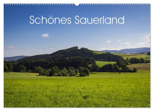 Schönes Sauerland (Wandkalender 2026 DIN A2 quer), CALVENDO Monatskalender: Das Sauerland, eine Mittelgebirgsregion in Westfalen. (CALVENDO Natur)