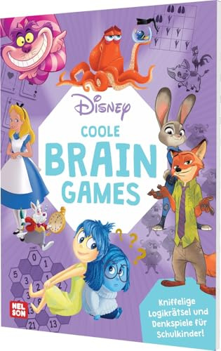 Disney: Disney Coole Brain Games: Kniffelige Logikrätsel und Denkspiele für Schulkinder!