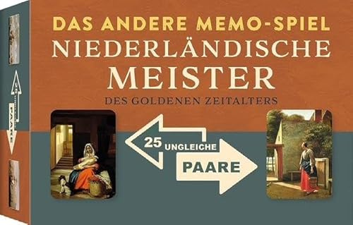 Niederländische Meister des Goldenen Zeitalters - Das andere Memo-Spiel: 25 ungleiche Paare - Box mit 50 Karten