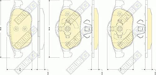 Girling 6118232 Brake Pads