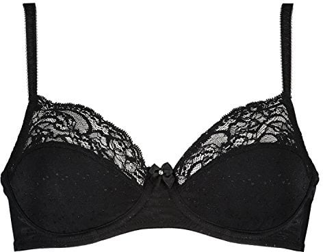 Hunkemöller Damen Nicht-Vorgeformter Bügel-BH Sophie H80, Black