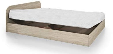 ARREDO DA CASA Letto una piazza e mezza con contenitore modello LI2011 (ROVERE CHIARO)
