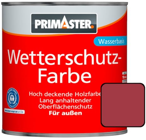 Primaster Wetterschutzfarbe 750 ml 10 m² schwedenrot