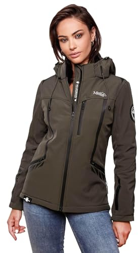 MARIKOO Damen Softshell Jacke Funktionsjacke Outdoor B928