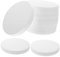 16pcs White Foam Disc Round Cake Pan Stencils for Kids Round Tray Foam Circles for Crafts Cake Making Training Supplies Round Foam Disc Cake Dummy Tray Foam Cake Prop