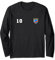 Demokratische Republik Kongo Trikot Nummer 10 Fußball Flagge Langarmshirt