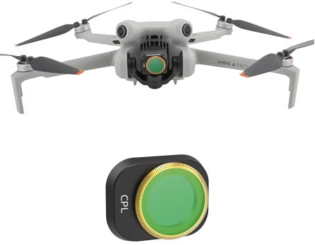 Fututech CPL ND MCUV ND/PL Filters for DJI Mini 4 Pro Filters for Drone Anti-Scratch High Transmission Accessory (CPL)