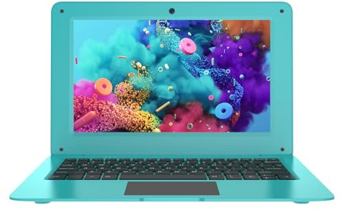 HOARDER 10.1 inch Mini Laptop Computer PC,Intel Celeron N4000 CPU, 8GB RAM 128GB SSD expandable, supports Windows 10, Bluetooth 4.0, suit Kids Student or Trip-Blue