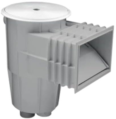 FLUIDRA Skimmers para Piscinas de la Marca Modelo Skimmer 15 L PISC. HORM. con Boca Standard Tapa Circular Gris Claro