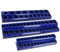 AB Tools Magnetic Socket Holder Storage Organiser Trays For 1/4in 3/8in 1/2in Metric 3pc