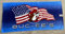 Buc-ee's Strandtuch mit USA-Flagge, 81,3 x 162,6 cm, Baumwolle, Rot/Weiß/Blau, BUC-3264BT3