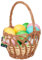 KOTARBAU® Weidenkorb mit Henkel Kinder Osterkorb mit Henkel Klein Rund 250 x 170 mm Osterkorb Weide kleine Osterkörbe geflochtener Korb mit Henkel Osterkörbchen Henkelkorb Korb geflochten mit Henkel