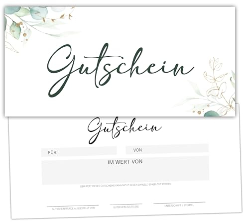 40 Zauberhafte Blanko Gutscheine zum selber Ausfüllen für Nagelstudio Friseur Kosmetik Massage Wellness Fußpflege Beauty Gutschein Vorlage Gutscheinkarten Geschenkgutscheine