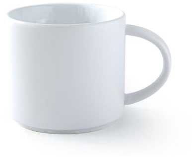 LINKIO Reusable Cups, Stackable Drinking Glasses Mug Ceramic Coffee Mug Restaurant Coffee Mug Water Cup for Coffee, Tea, Cappuccino(Color:Green)