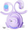 TRANSFORMERS Open Ear Bluetooth 5.4 Headphones, Wireless Earbuds Sport Over Earphones with Ear Hooks, 60H Playtime, IPX5 Waterproof, Dual Mic Clear Call, for Running Workout (Lila)