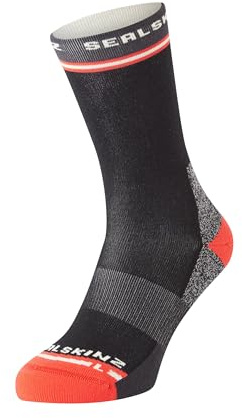 SealSkinz Unisex Blister Mid Length Running Sock Blofield Anti-Blasen-Laufsocke, mittellang