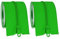 MAYOKEN Selbstklebender Reißverschluss, 2 Stück, 220 cm x 7,6 cm, Grün, Umweltfreundlicher und Rostfreier Reißverschluss für Gewächshäuser, Ökologische Projekte und Bauprojekte