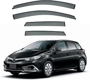 RGHDEHD Auto Windabweiser für Toyota Auris III 2018-, Auto Seitenfenster Regenschutz Regenabweiser.