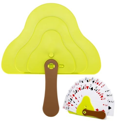 Fanwer Card Holders for Playing Cards, Hands-Free Curved Plastic Playing Card Holder for Kids Seniors