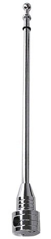 Zxfdsfdbnm Soporte de mástil de bandera de metal 38 1 cm mástiles de bandera soporte fijo para decoración de portaequipajes