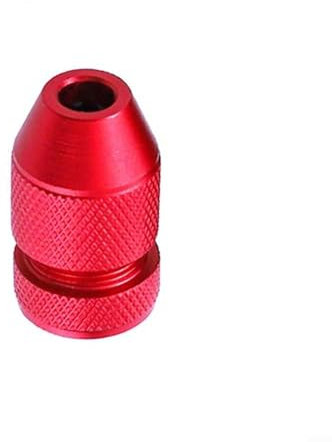 URPIZY Posizionatore limitatore di profondità regolabile in lega di alluminio per punte da trapano da 2-5 mm, 6-11 mm, rosso (punta da trapano da 2-5 mm)
