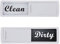 Clean/Dirty Dishwasher Sliding Sign Dishwasher Clean Dirty Magnetic Sign Non-Scratch Slide Indicator Used for Cleaning and Dirt Reminder Signs, Fashion Kitchen Gadgets