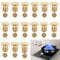 15 Pezzi Ugelli universali per bruciatori a gas propano GPL[ 2x(0.5-0.65-0.7-0.80-0.87-0.90-0.95) - 1.02], kit di conversione iniettori di gas calor propano, Filettatura M6 x 0,75