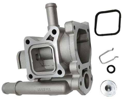 Auto-Thermostat Thermostatgehäuse Thermostatabdeckung/Passend for Chevrolet Cruze ORLANDO CRUZE Schrägheck TRAX 1.8 ORLANDO for Opel INSIGNIA Thermostat mit Gehäuse und Dichtung