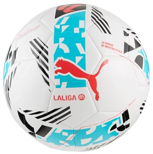 Puma Orbita LaLiga Fußball, Größe 4, Hyb 2025-2026, Weiß