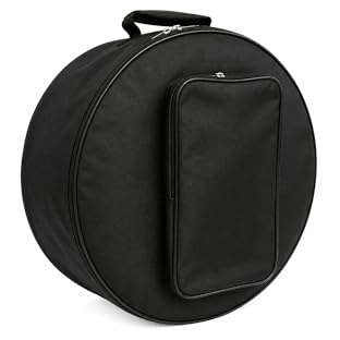 Waterproof Oxford Snare Drum Bag,15.7inch Drum Backpack Case with Adjustable Strap Drum Case Portable Protective Cover Drum Storage Case Percussion Instruments Accessories for Travel Transport (Black)
