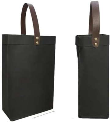 Brown Paper Bags Kraft Paper Packaging Bag Red Wine Handbag Umbrella Insulated Cup Washing Box Packing(Color3,8.2x8.2x27cm)