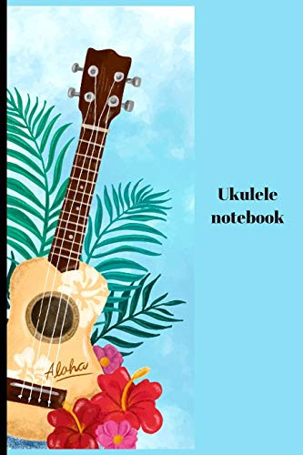 Ukulele notebook: Gift for Ukulele player (6 x 9 Lined Notebook, 110 Pages)