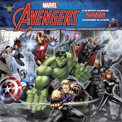 2025 Marvel Avengers Mini Wall Calendar (Bilingual French) (English and French Edition)